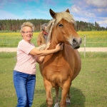 Aide Vendla oma hobusega