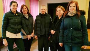 (vasakult) Pirjo Jakovski, Maila Kukk, Andreas Pernits, Liina Lasn ja Rael Säkk